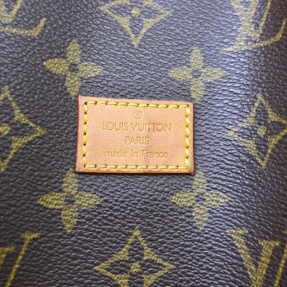 Louis Vuitton Saumur Handbag Monogram Canvas Brown Canvas Shoulder Bag Bag (   )