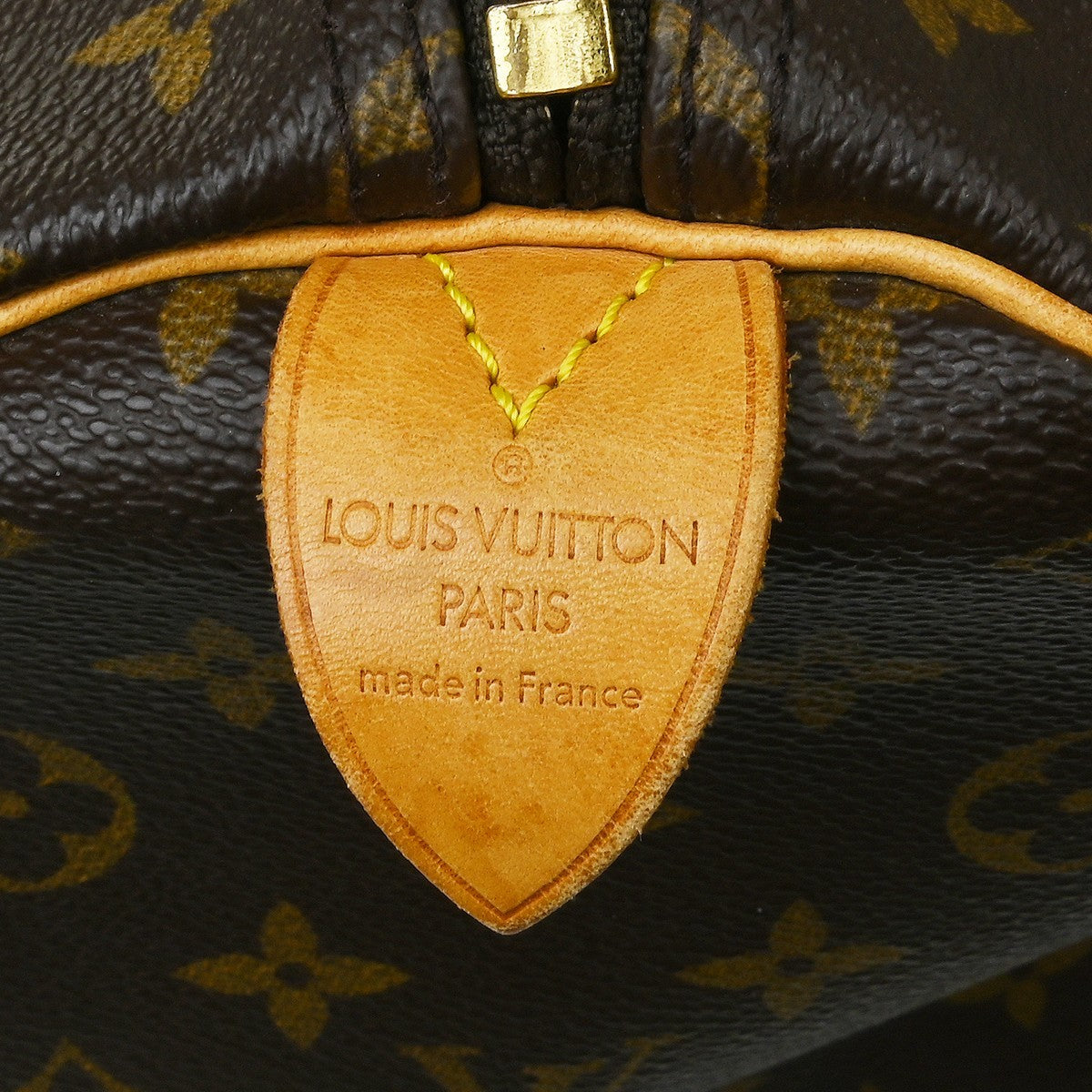 Louis Vuitton Keepall Bag Monogram Canvas Brown Canvas Travel Bag Bag (   )