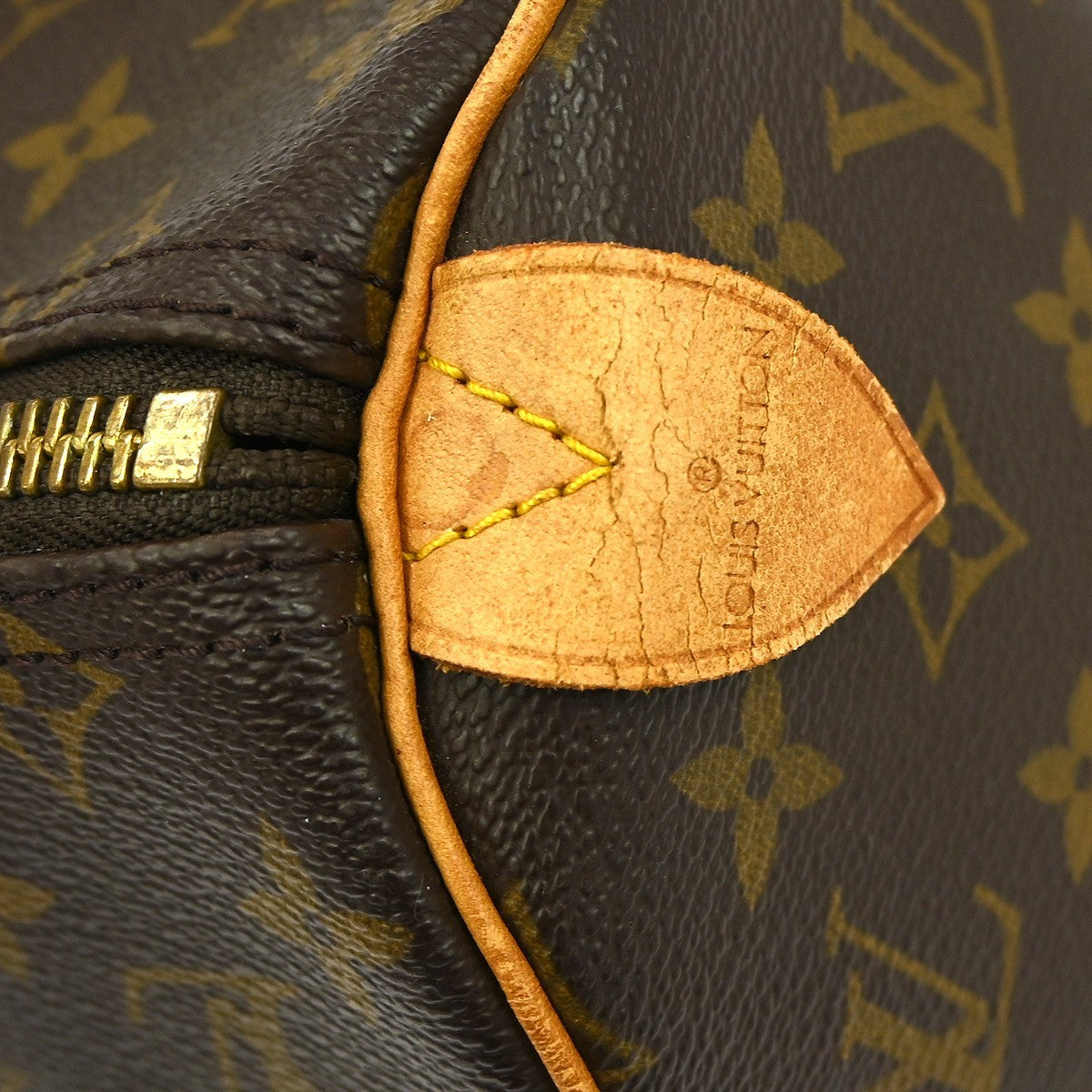 Louis Vuitton Keepall Bag Monogram Canvas Brown Canvas Travel Bag Bag (   )