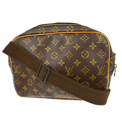 Louis Vuitton Reporter Bag Monogram Canvas Brown Canvas Shoulder Bag Bag (   )