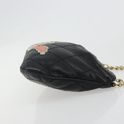 Chanel Chain Tote Leather Black Leather Shoulder Bag Bag (   )
