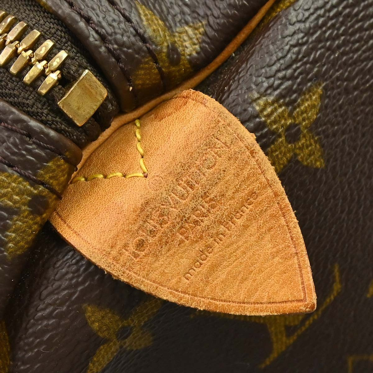 Louis Vuitton Keepall Bag Monogram Canvas Brown Canvas Travel Bag Bag (   )
