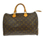 Louis Vuitton Speedy Handbag Monogram Canvas Brown Canvas Handbag (   )