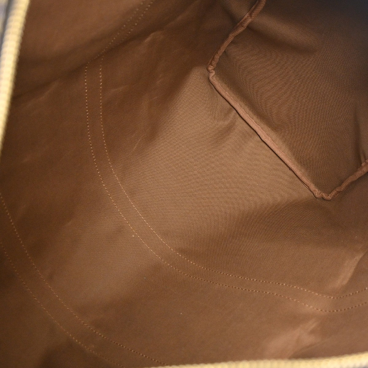 Louis Vuitton Keepall Bag Monogram Canvas Brown Canvas Travel Bag Bag (   )