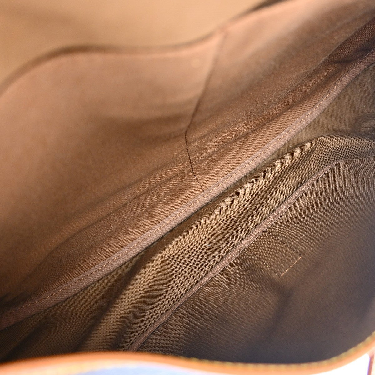 Louis Vuitton Saumur Handbag Monogram Canvas Brown Canvas Shoulder Bag Bag (   )