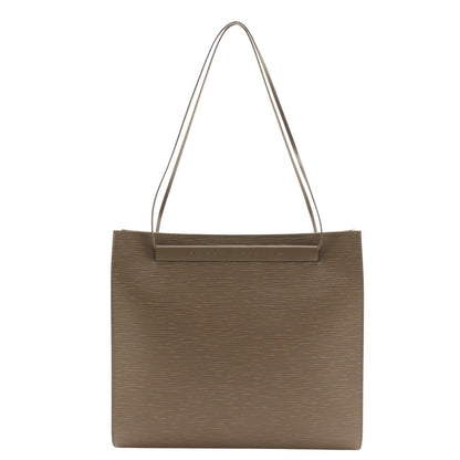 Louis Vuitton Saint Tropez Handbag Epi Leather Gray Leather Tote Bag Bag (   )