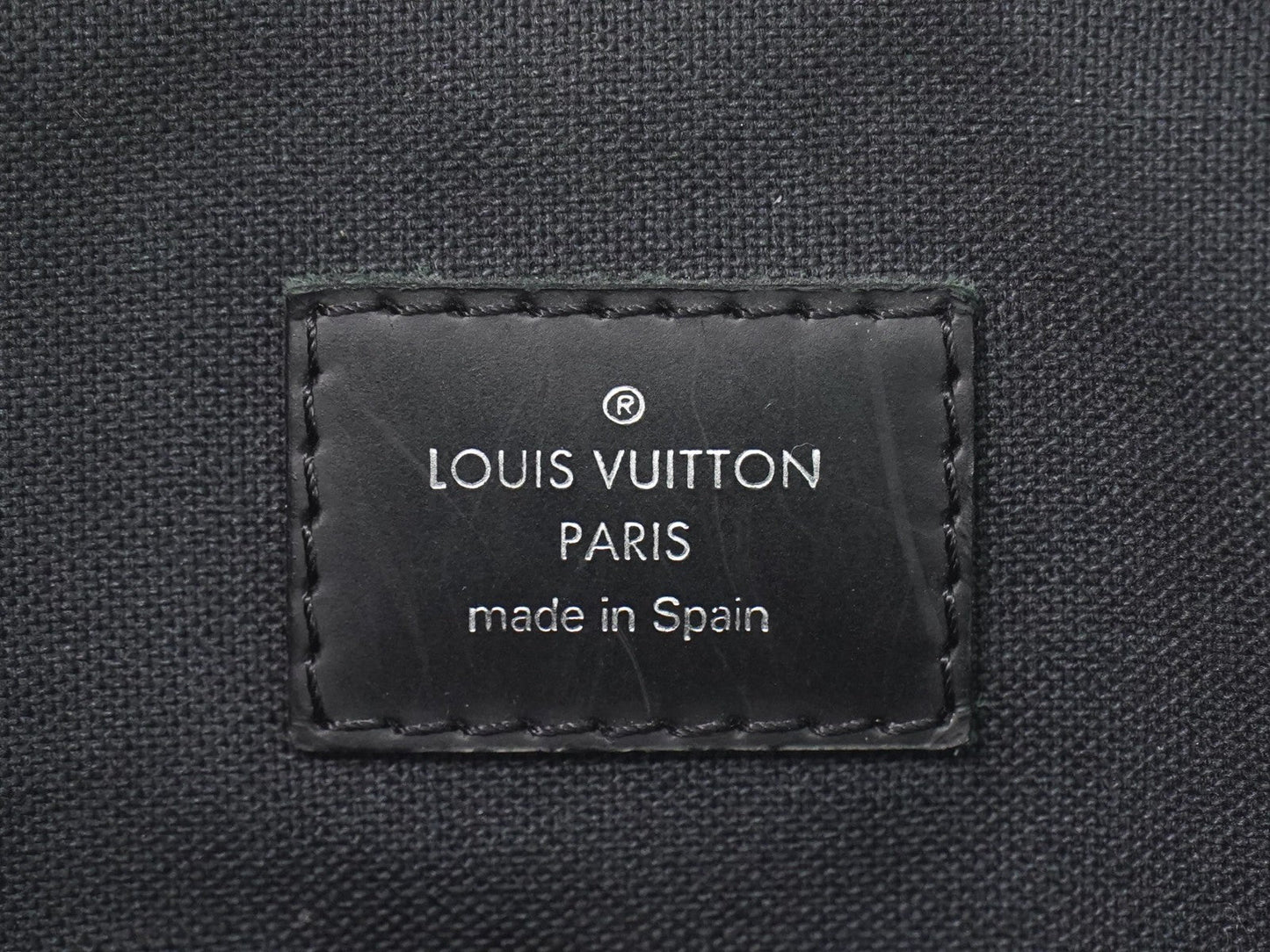 Louis Vuitton Porte-Documents Voyage Briefcase Damier Graphite Gray Canvas Briefcase Bag (   )