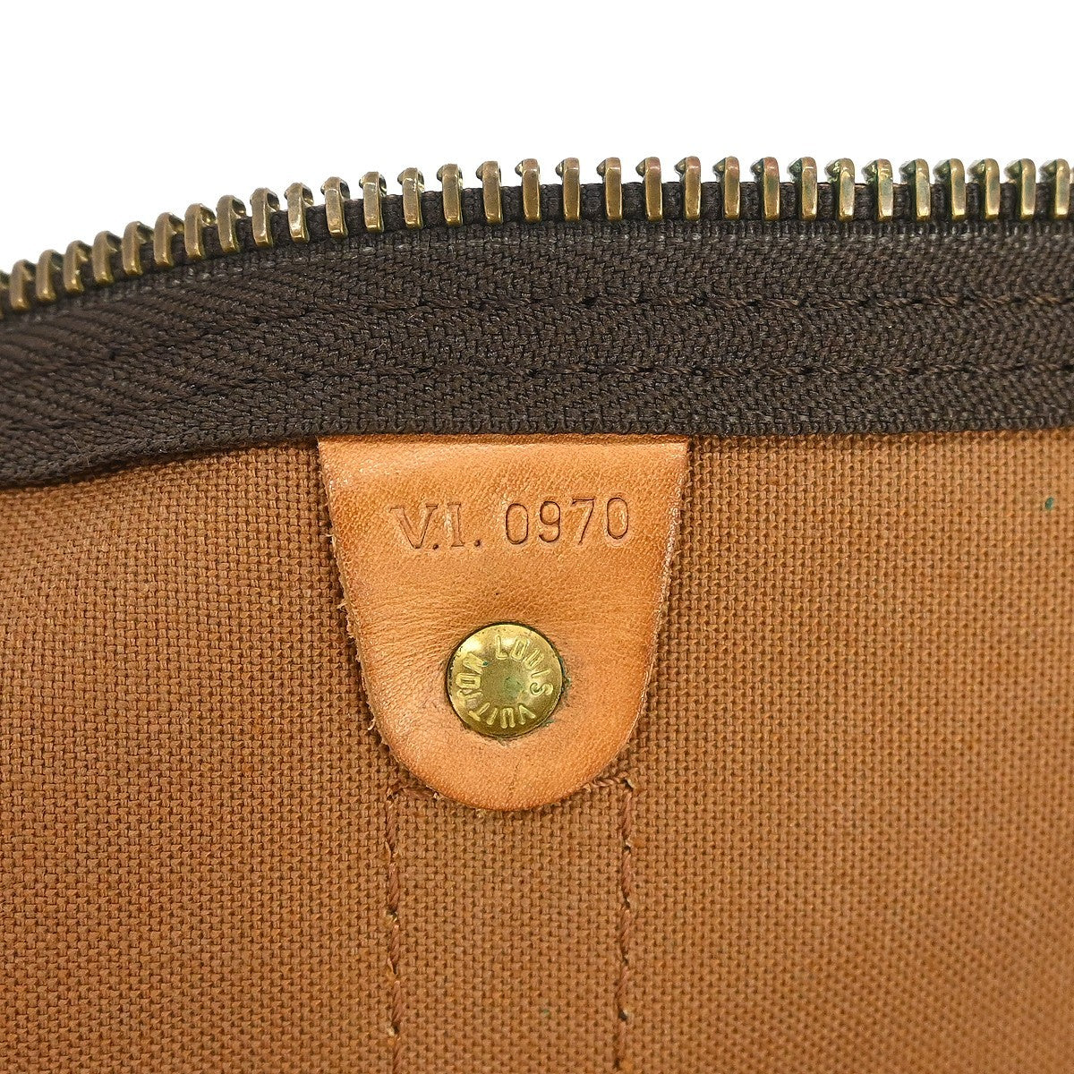 Louis Vuitton Keepall Bandouliere Bag Monogram Canvas Brown Canvas Travel Bag Bag (   )
