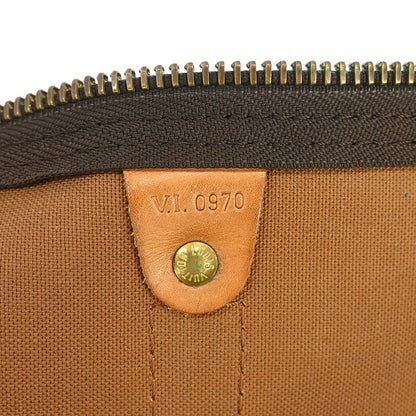 Louis Vuitton Keepall Bandouliere Bag Monogram Canvas Brown Canvas Travel Bag Bag (   )