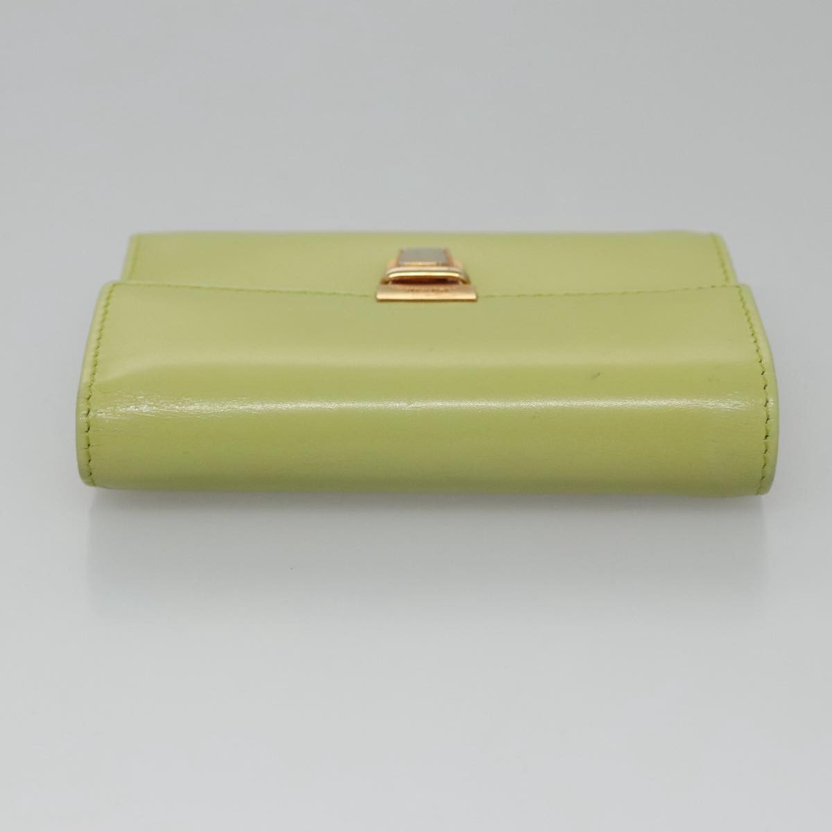 Prada Wallet Green Leather Wallets Accessory (   )