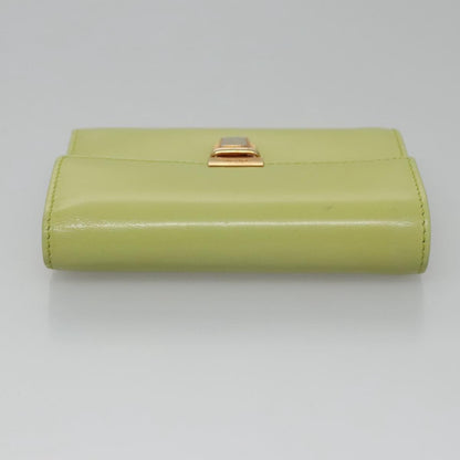 Prada Wallet Green Leather Wallets Accessory (   )