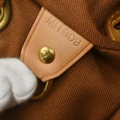 Louis Vuitton Vintage Montsouris Backpack Monogram Canvas Brown Canvas Backpack Bag (   )