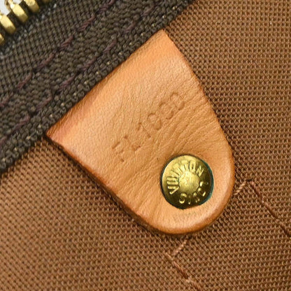 Louis Vuitton Keepall Bag Monogram Canvas Brown Canvas Travel Bag Bag (   )