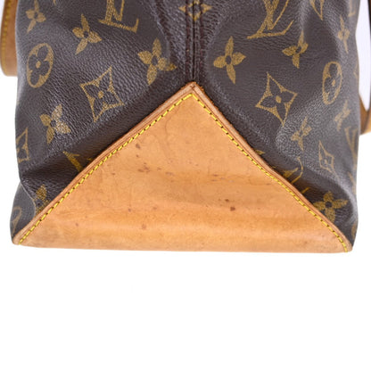 Louis Vuitton Cabas Mezzo Monogram Canvas Brown Canvas Tote Bag Bag (   )
