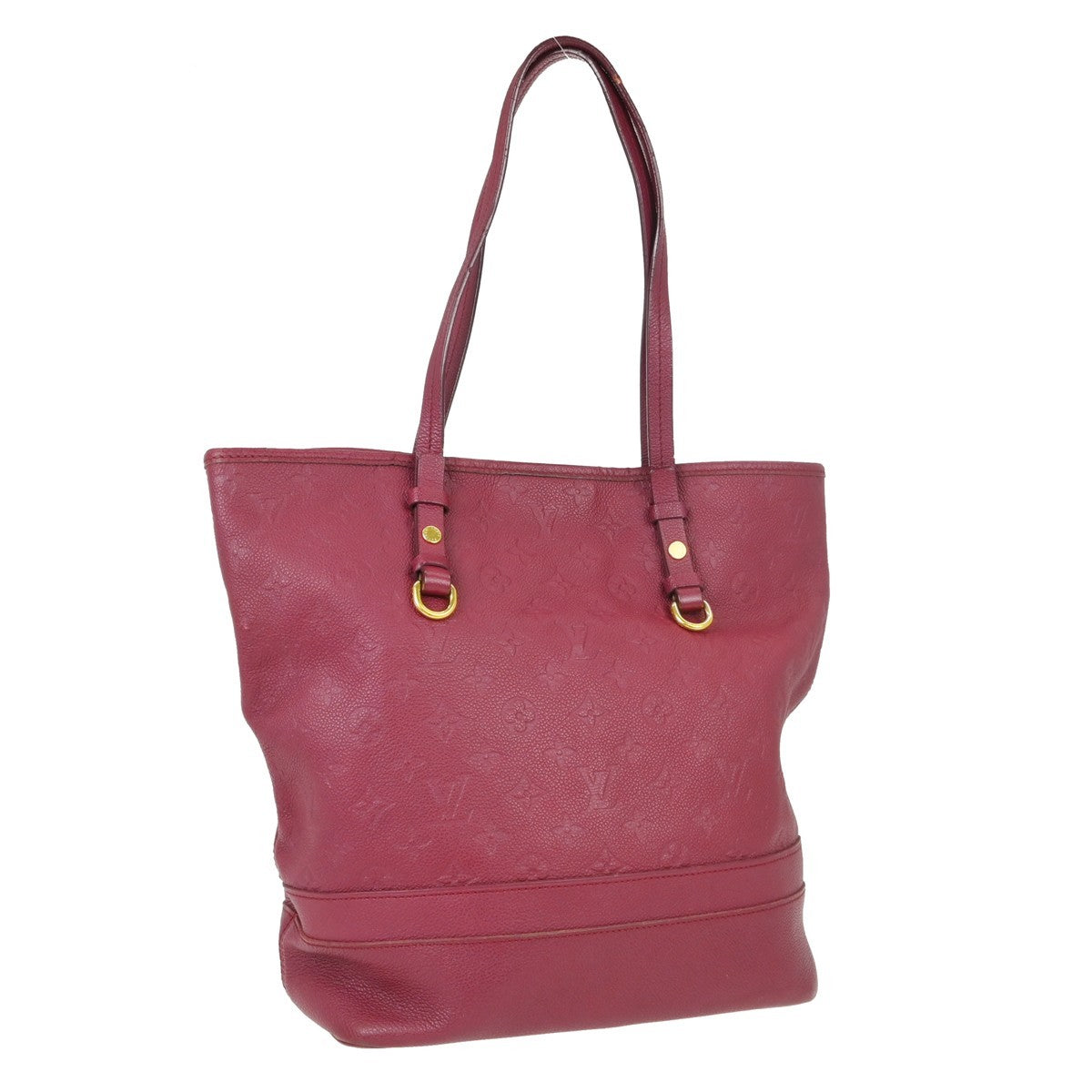 Louis Vuitton Citadine Handbag Monogram Empreinte Leather Purple Leather Tote Bag Bag (   )