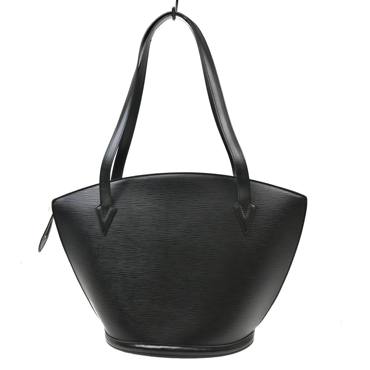 Louis Vuitton Saint Jacques Handbag Epi Leather Black Leather Tote Bag Bag (   )
