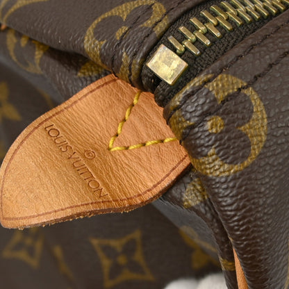 Louis Vuitton Keepall Bag Monogram Canvas Brown Canvas Travel Bag Bag (   )