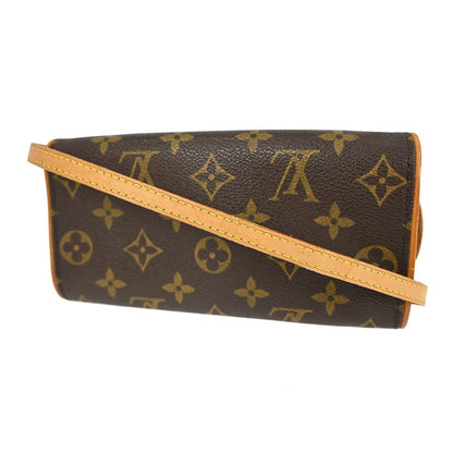 Louis Vuitton Twin Handbag Monogram Canvas Brown Canvas Clutche & Pouche Bag (   )