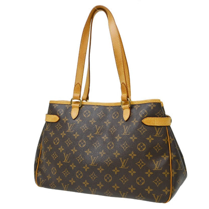 Louis Vuitton Batignolles Handbag Monogram Canvas Brown Canvas Shoulder Bag Bag (   )