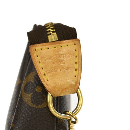 Louis Vuitton Mini Pochette Accessoires Canvas Brown Canvas Clutche & Pouche Bag (   )