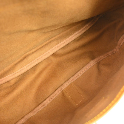 Louis Vuitton Saumur Handbag Monogram Canvas Brown Canvas Shoulder Bag Bag (   )