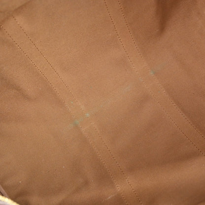 Louis Vuitton Keepall Bag Monogram Canvas Brown Canvas Travel Bag Bag (   )