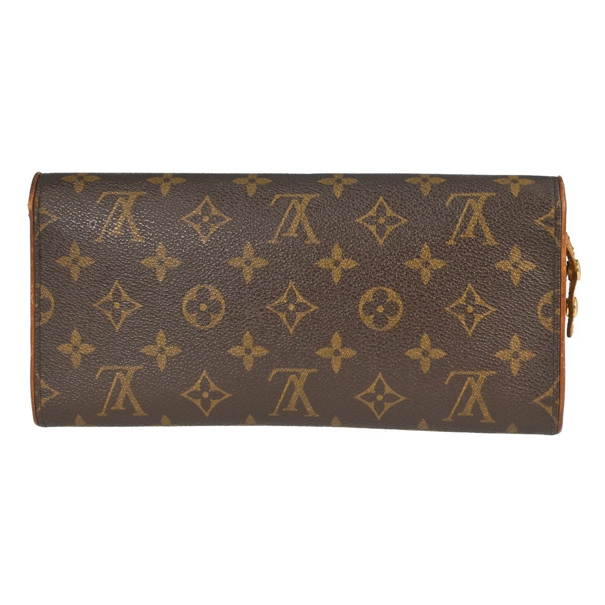 Louis Vuitton Twin Handbag Monogram Canvas Brown Canvas Clutche & Pouche Bag (   )