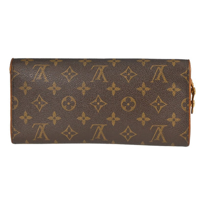 Louis Vuitton Twin Handbag Monogram Canvas Brown Canvas Clutche & Pouche Bag (   )