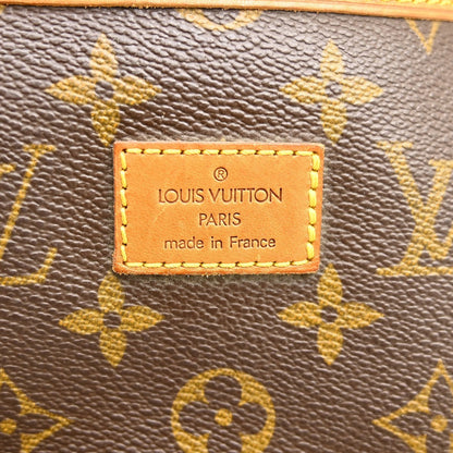 Louis Vuitton Saumur Handbag Monogram Canvas Brown Canvas Shoulder Bag Bag (   )