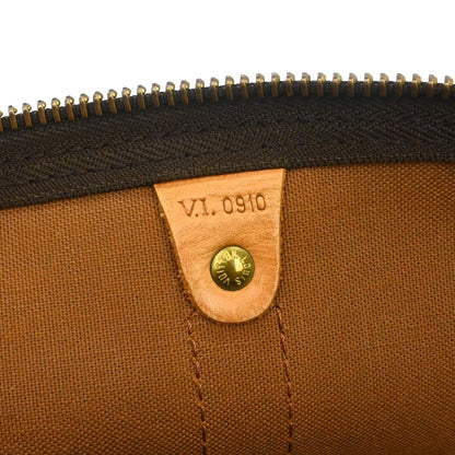Louis Vuitton Keepall Bandouliere Bag Monogram Canvas Brown Canvas Travel Bag Bag (   )