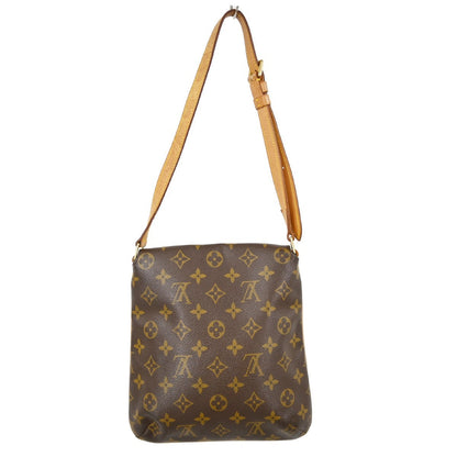 Louis Vuitton Musette Salsa Handbag Monogram Canvas Brown Canvas Shoulder Bag Bag (   )