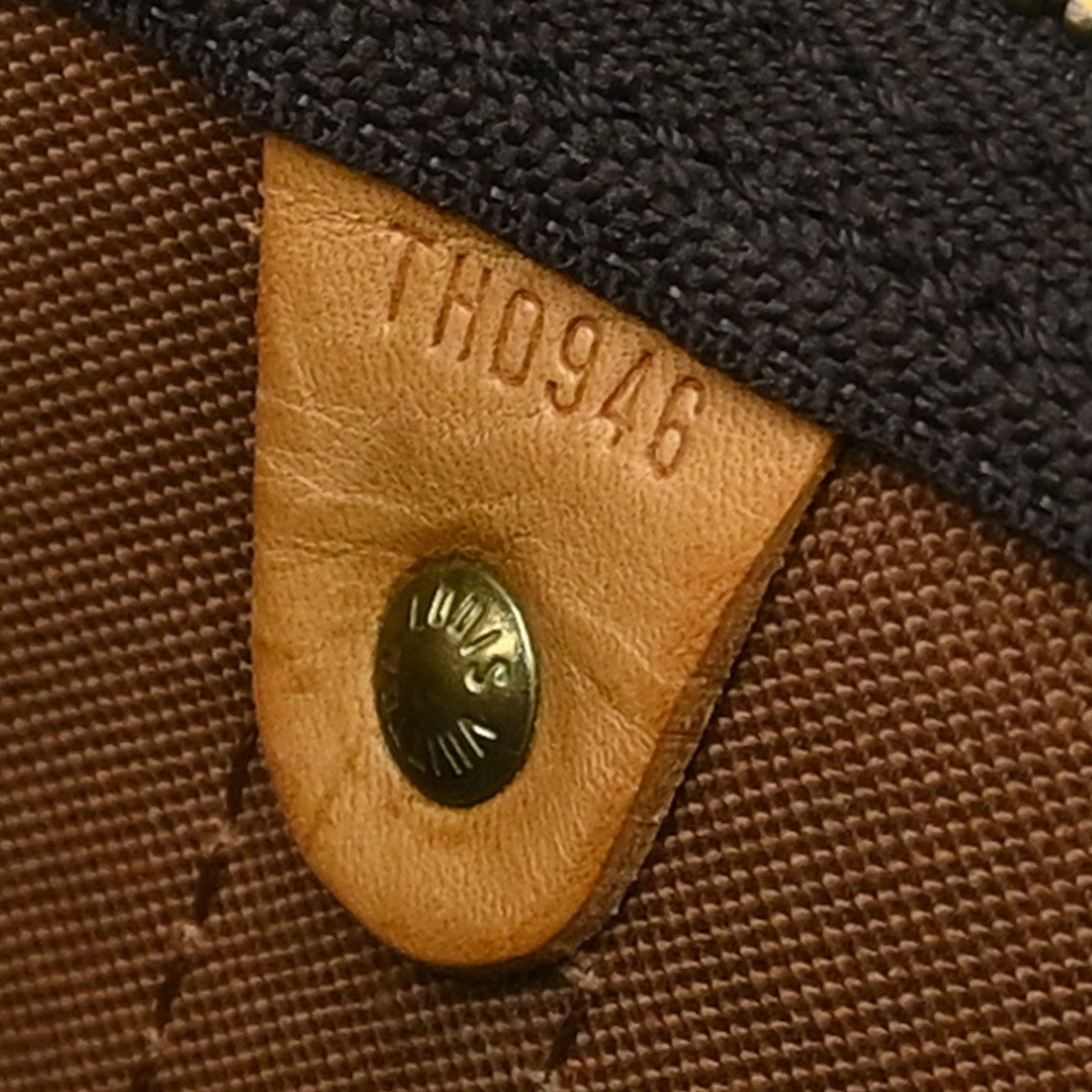 Louis Vuitton Keepall Bandouliere Bag Monogram Canvas Brown Canvas Travel Bag Bag (   )