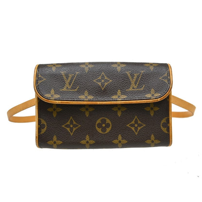 Louis Vuitton Florentine Waist Bag Monogram Canvas Brown Canvas Clutche & Pouche Bag (   )
