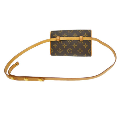 Louis Vuitton Florentine Waist Bag Monogram Canvas Brown Canvas Clutche & Pouche Bag (   )