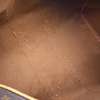 Louis Vuitton Keepall Bag Monogram Canvas Brown Canvas Travel Bag Bag (   )