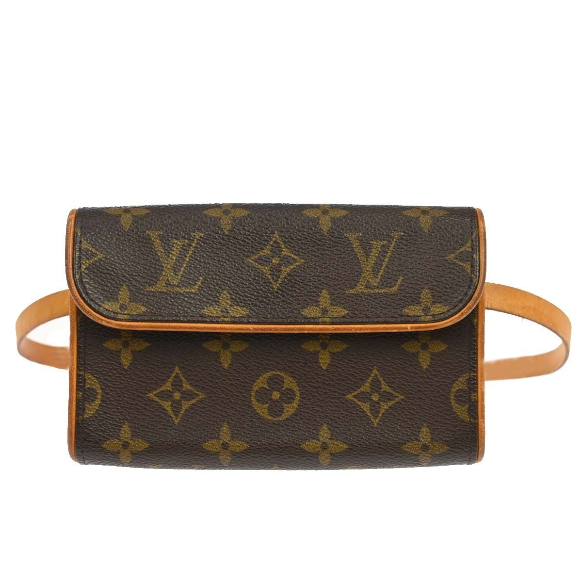 Louis Vuitton Florentine Waist Bag Monogram Canvas Brown Canvas Clutche & Pouche Bag (   )