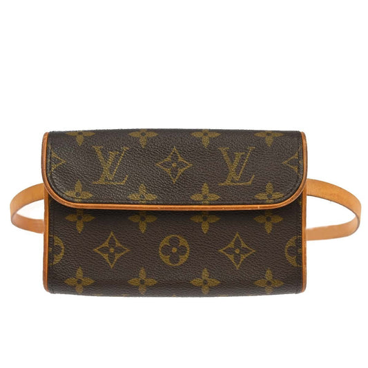Louis Vuitton Florentine Waist Bag Monogram Canvas Brown Canvas Clutche & Pouche Bag (   )