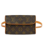 Louis Vuitton Florentine Waist Bag Monogram Canvas Brown Canvas Clutche & Pouche Bag (   )