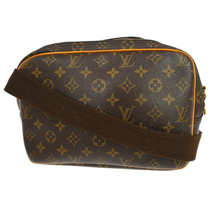Louis Vuitton Reporter Bag Monogram Canvas Brown Canvas Shoulder Bag Bag (   )