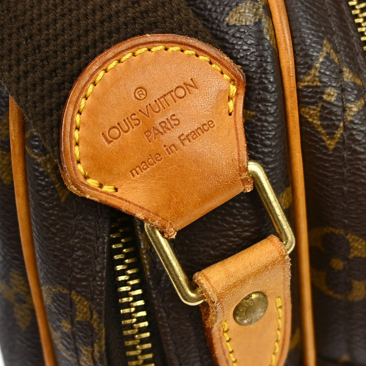 Louis Vuitton Reporter Bag Monogram Canvas Brown Canvas Shoulder Bag Bag (   )