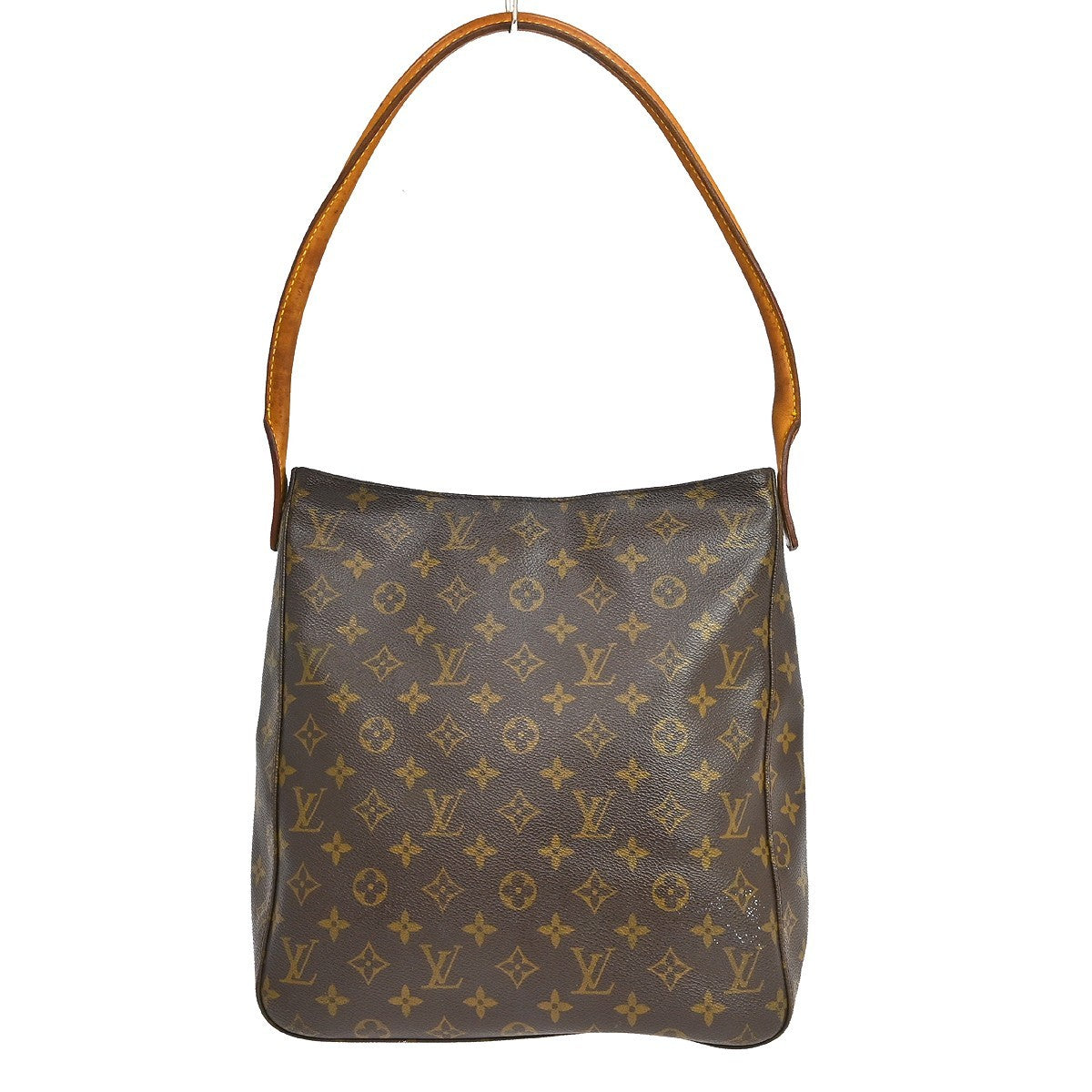 Louis Vuitton Monogram Looping Handbag Monogram Canvas Brown Canvas Shoulder Bag Bag (   )