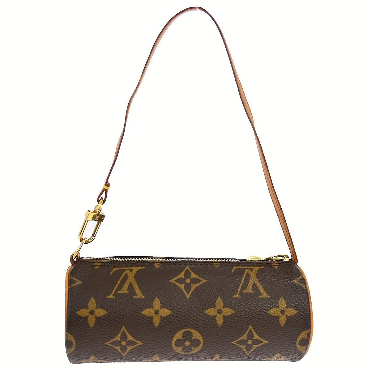 Louis Vuitton Papillon Pochette Monogram Canvas Brown Canvas Clutche & Pouche Bag (   )