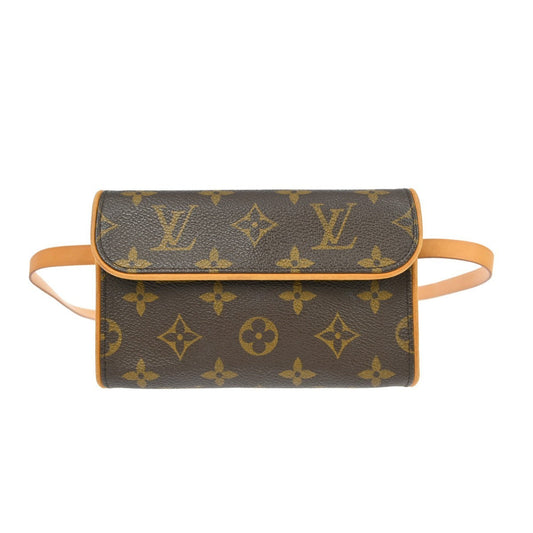 Louis Vuitton Florentine Waist Bag Monogram Canvas Brown Canvas Clutche & Pouche Bag (   )