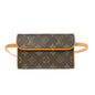 Louis Vuitton Florentine Waist Bag Monogram Canvas Brown Canvas Clutche & Pouche Bag (   )