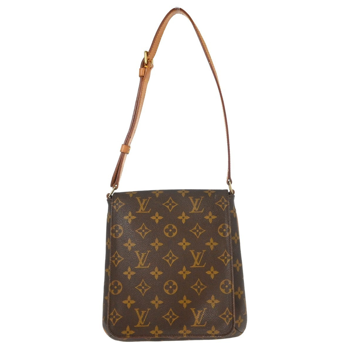 Louis Vuitton Musette Salsa Handbag Monogram Canvas Brown Canvas Shoulder Bag Bag (   )
