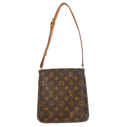 Louis Vuitton Musette Salsa Handbag Monogram Canvas Brown Canvas Shoulder Bag Bag (   )