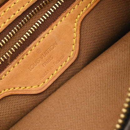 Louis Vuitton Trotteur Handbag Monogram Canvas Brown Canvas Clutche & Pouche Bag (   )