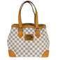 Louis Vuitton Hampstead Handbag Damier White Canvas Tote Bag Bag (   )