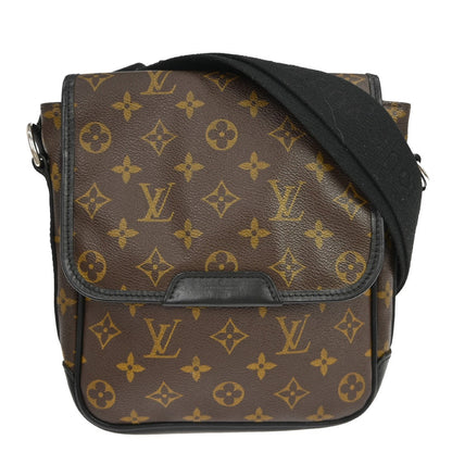 Louis Vuitton Bass Messenger Bag Macassar Monogram Canvas Brown Canvas Shoulder Bag Bag (   )