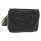 Chanel Chain Envelope Belt Bag Quilted Calfskin Black Leather Clutche & Pouche Bag (   )